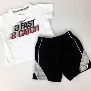 Boys Nike Shorts Outfit Sz 2T